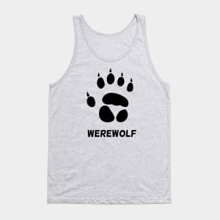 werewolf pawprint Tank Top
